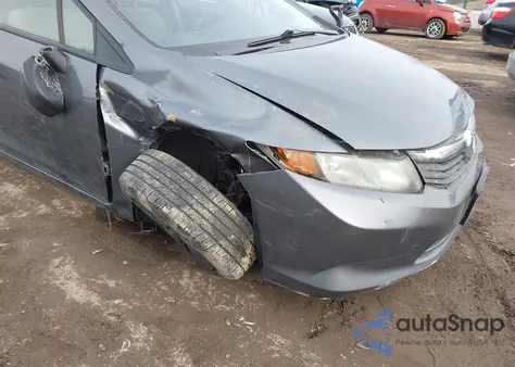 2012 Honda Civic Lx из США, поврежденный, VIN 19XFB2F53CE104559